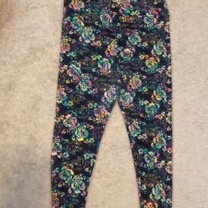 Lularoe TC2 floral leggings